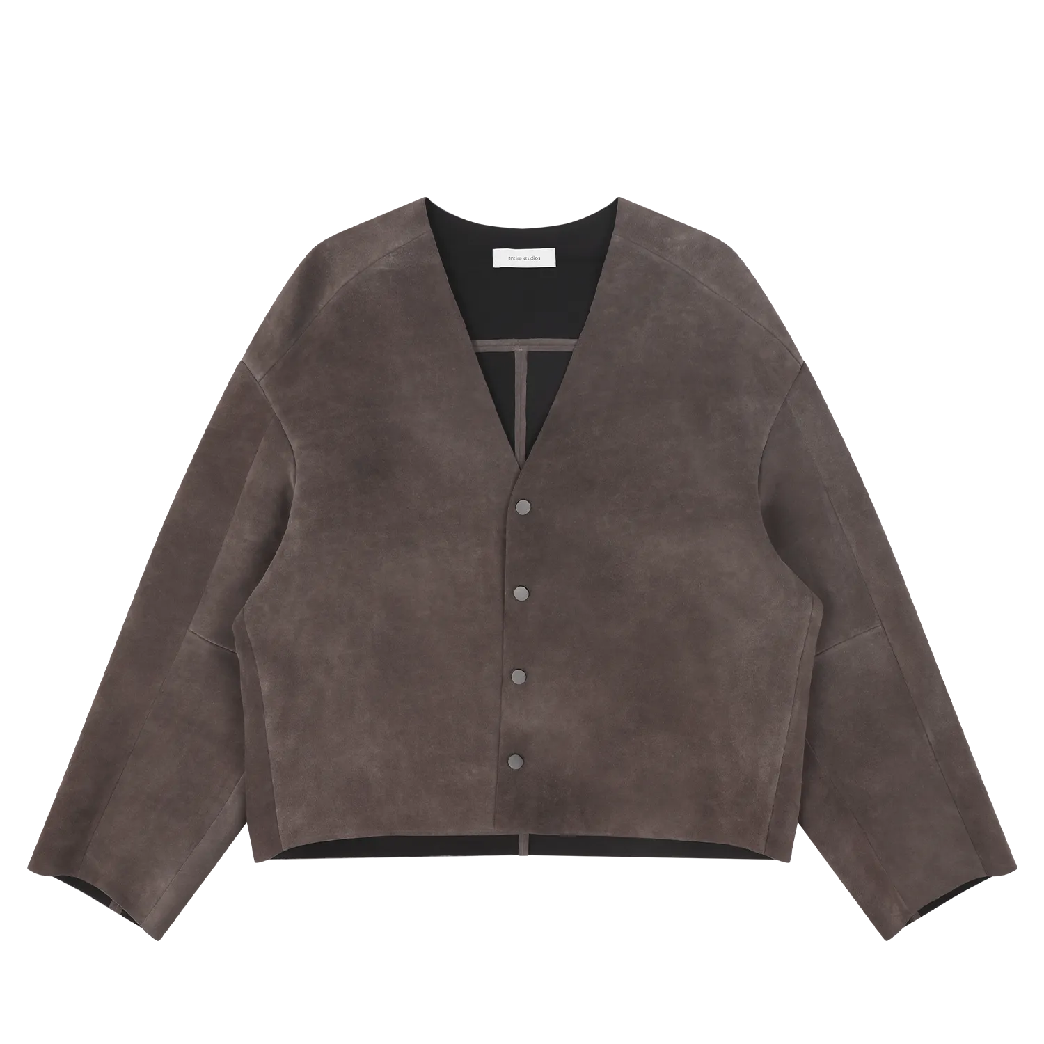 MINIMAL LEATHER JACKET LODEN