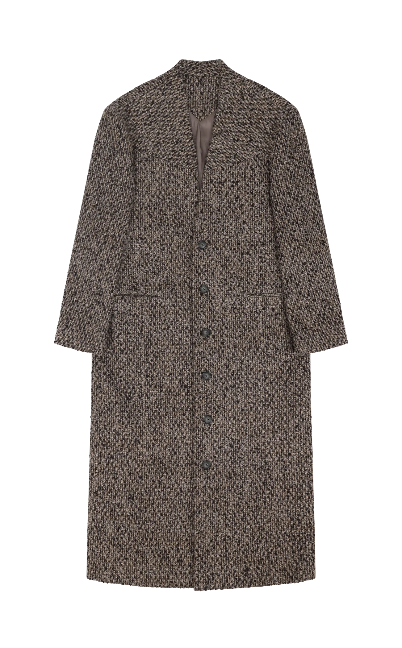 MUTE COAT MULTI BROWN