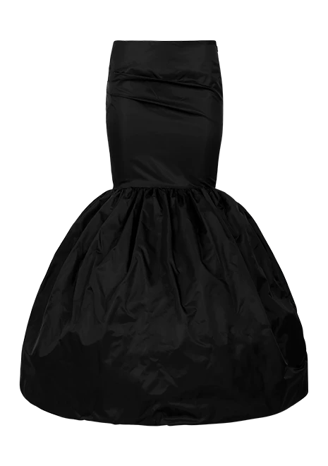 PUFF SKIRT BLACK