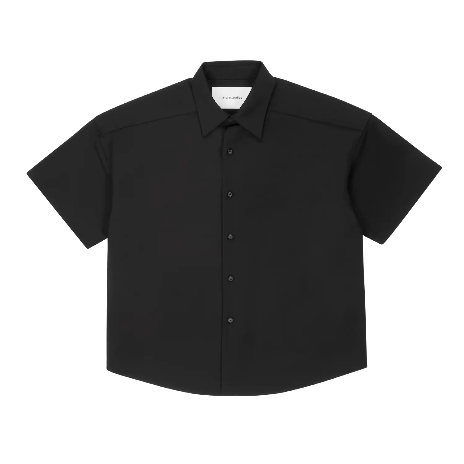 SHORT SLEEVE SHIRT BLACK AW25