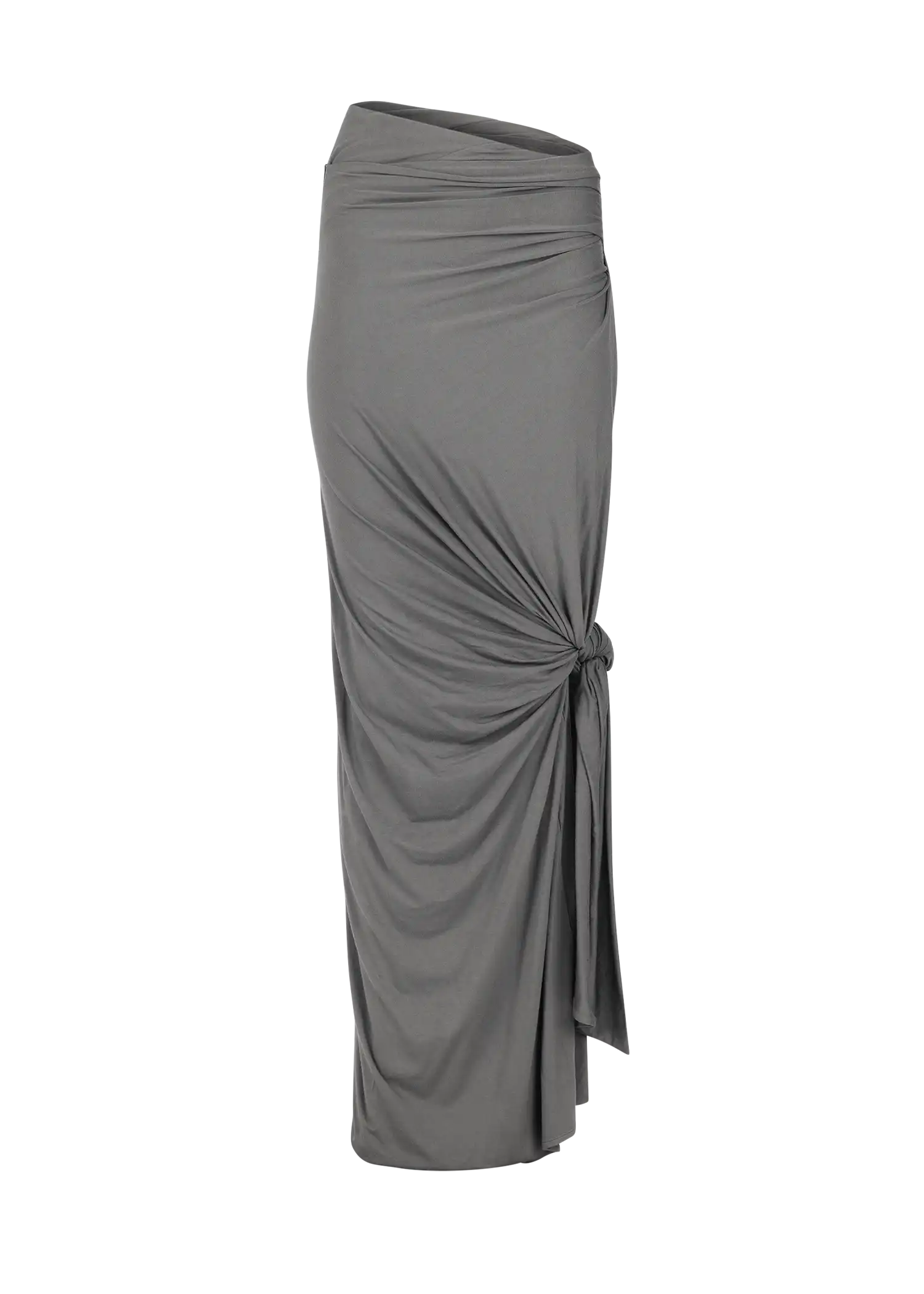 LUMIERE SCARF SKIRT DEEP GREY