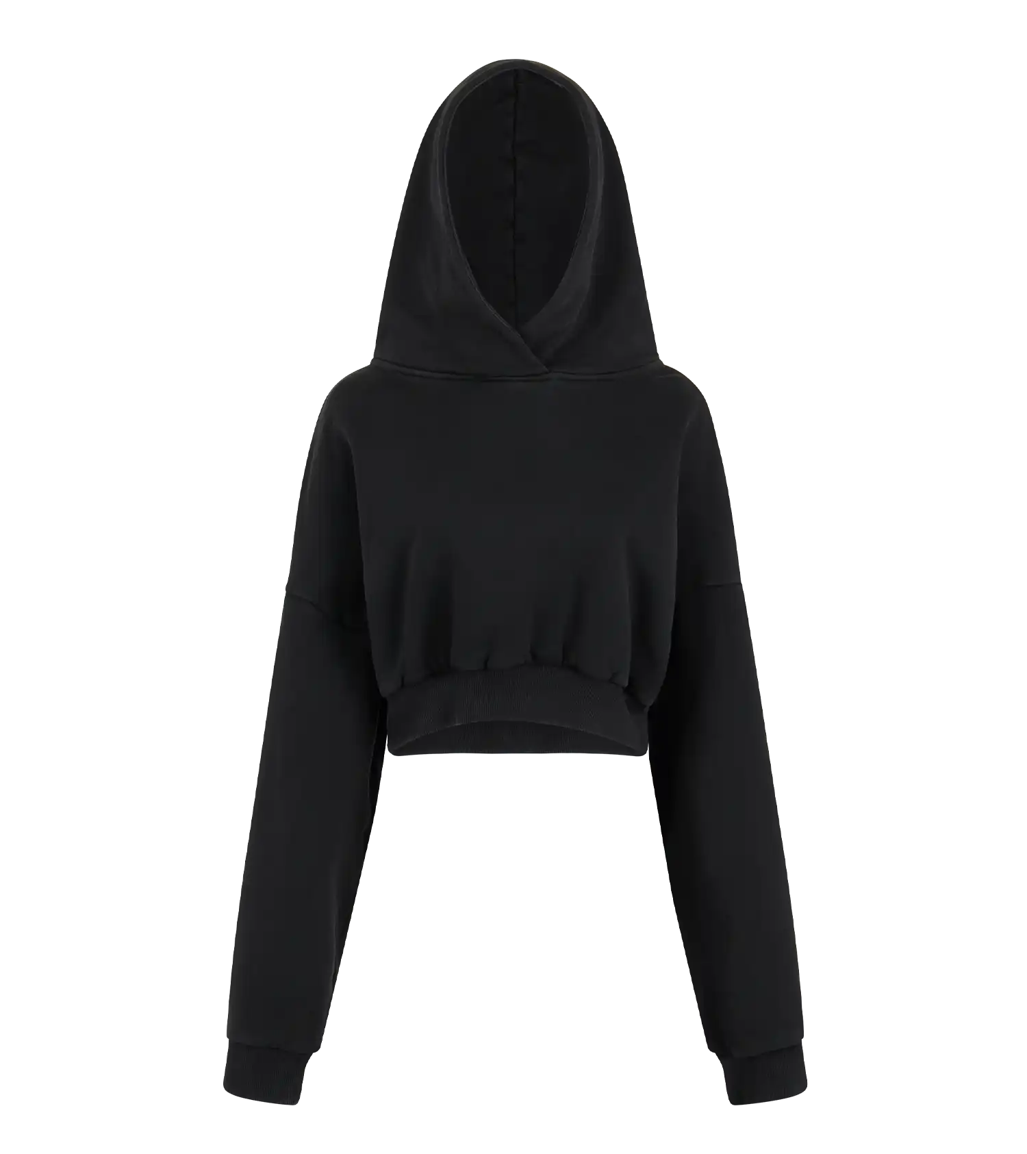 CROPPED HEAVY HOOD SOOT