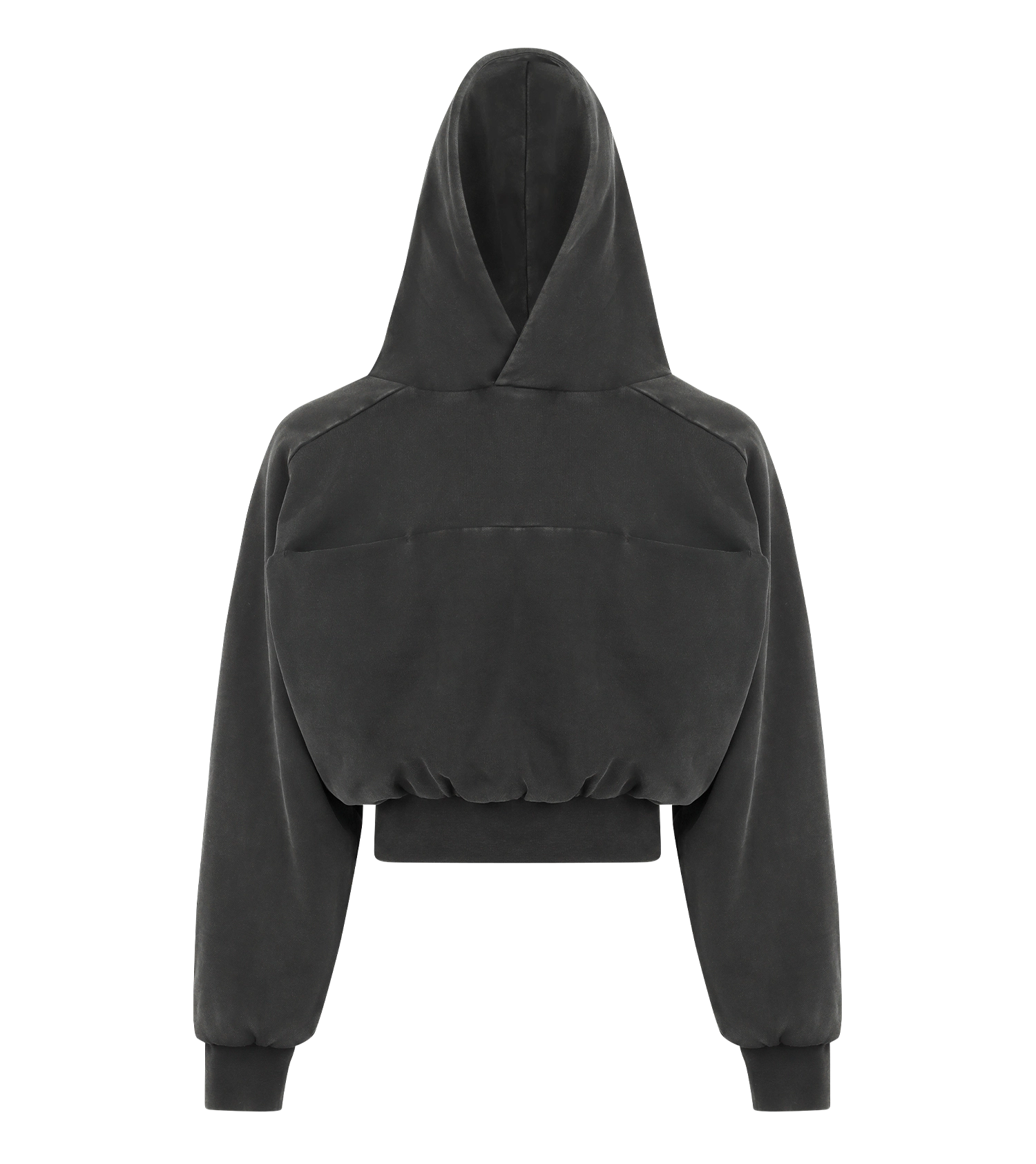 DOUBLE DOUBLE HOOD WASHED BLACK