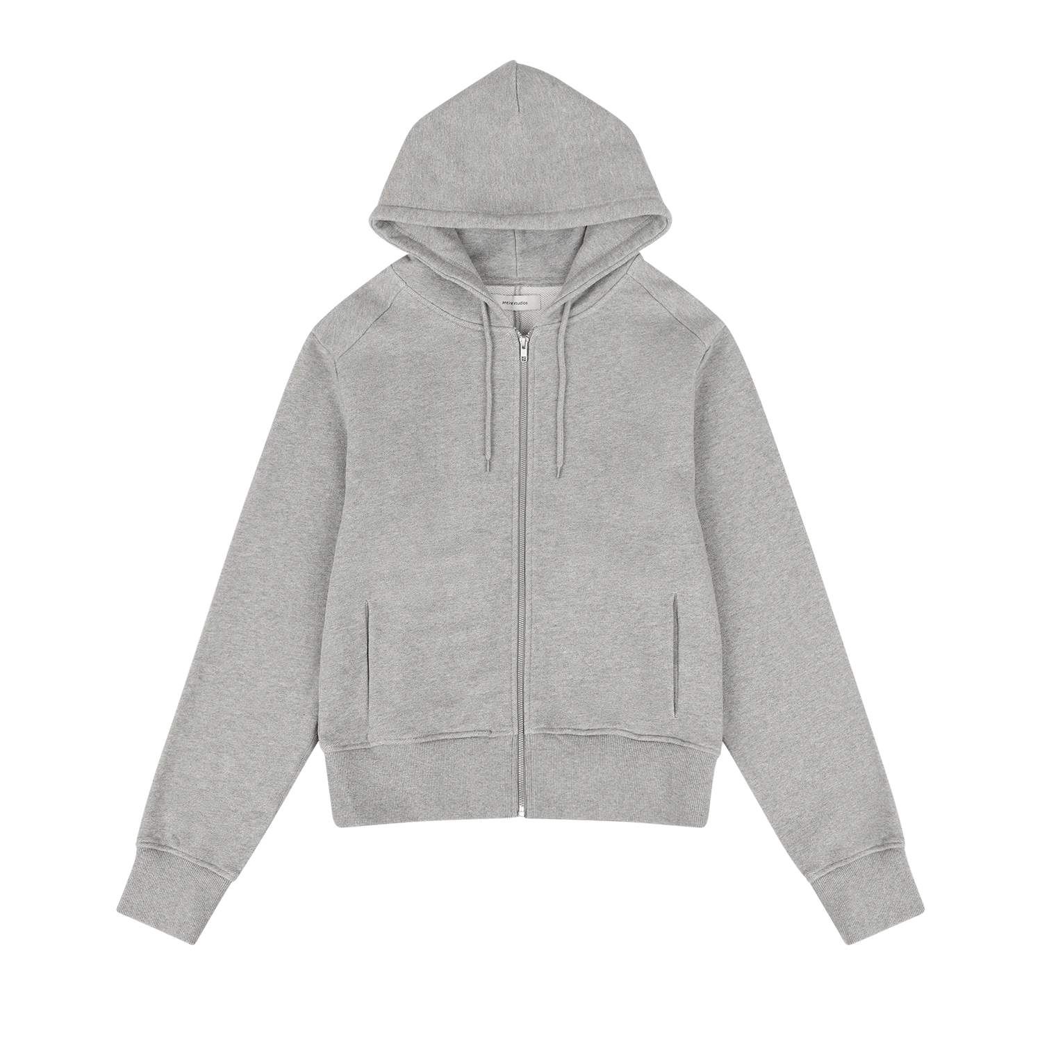 SLIM ZIP UP GREY MARLE