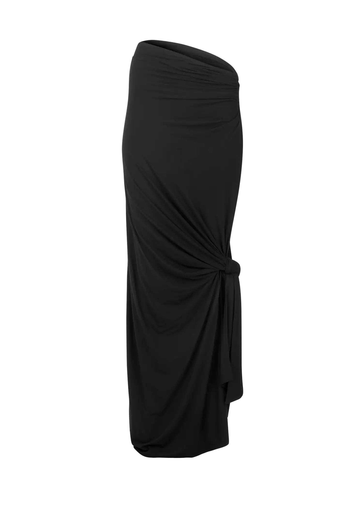 LUMIERE SCARF SKIRT SOOT