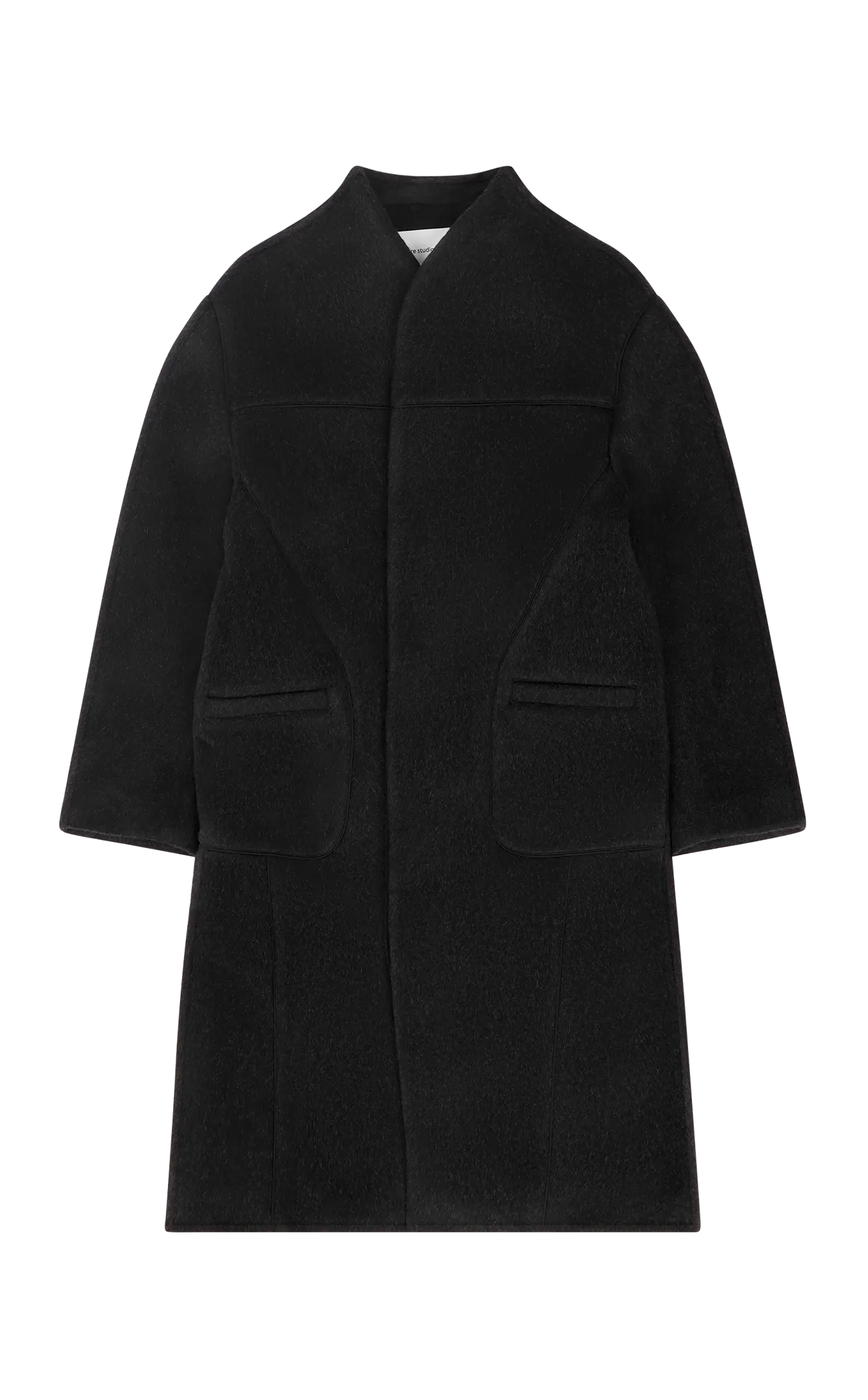 FUZZY COAT BLACK