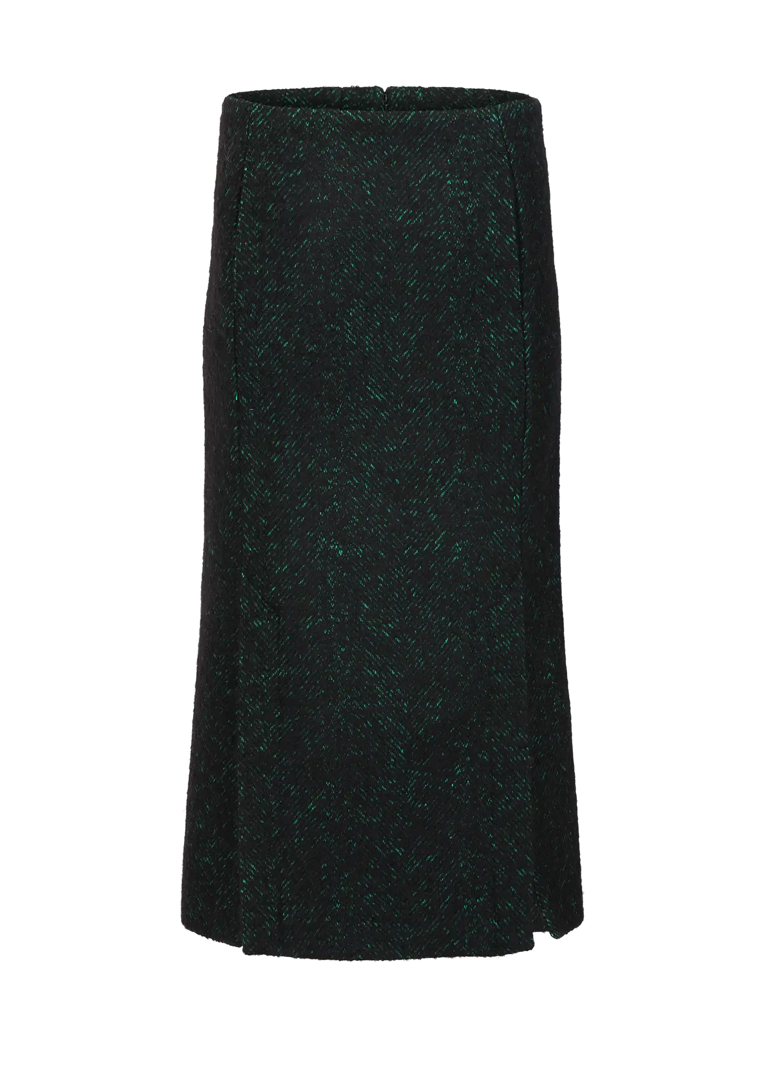 TAILORED MIDI SKIRT CYPRESS BLACK