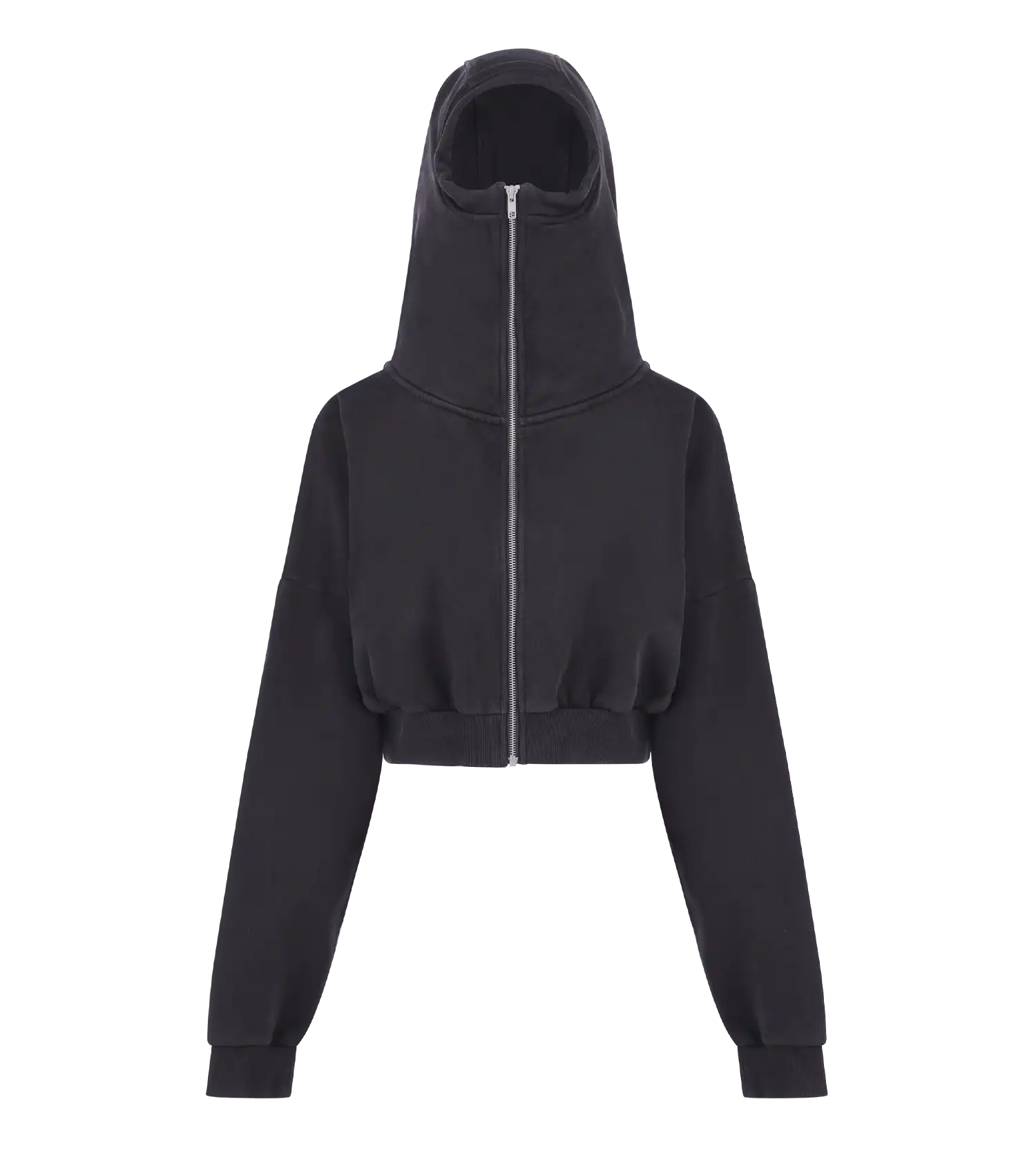 CROPPED FULL ZIP INK (view 2)