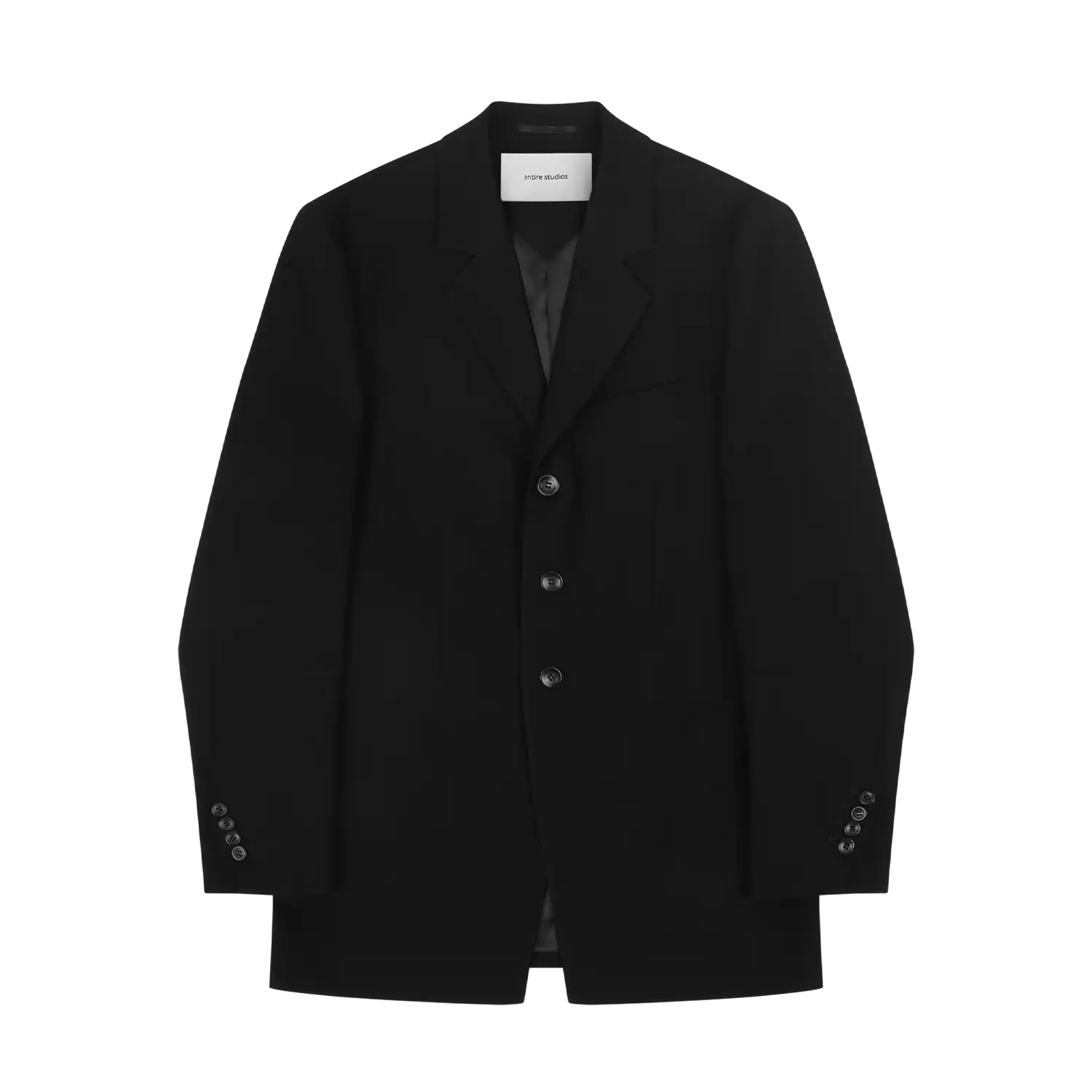 SINGLE BREASTED JACKET BLACK
