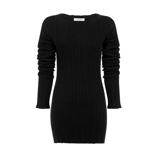 ARCHES LONG SLEEVE KNIT BLACK