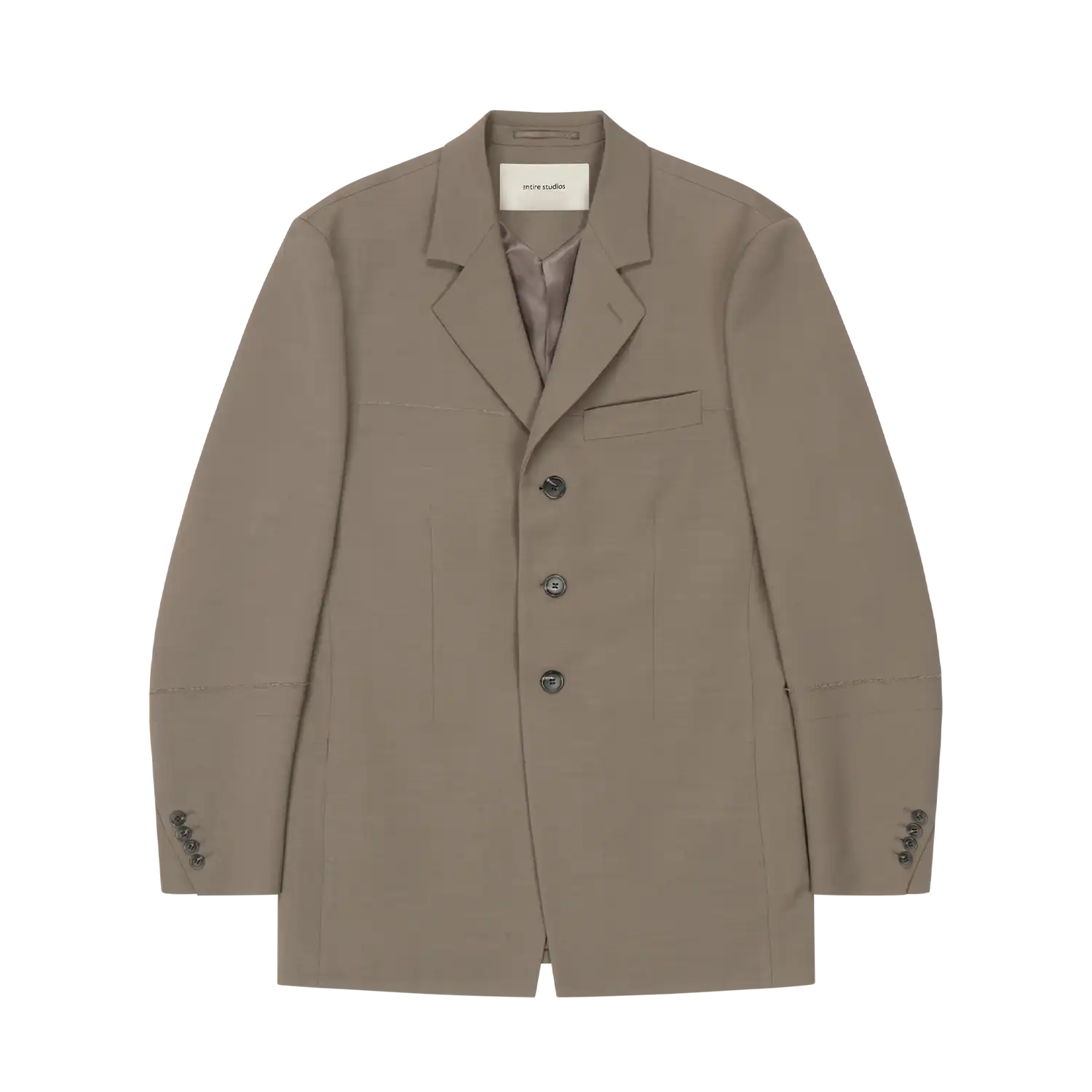 SINGLE BREASTED JACKET CAMEL