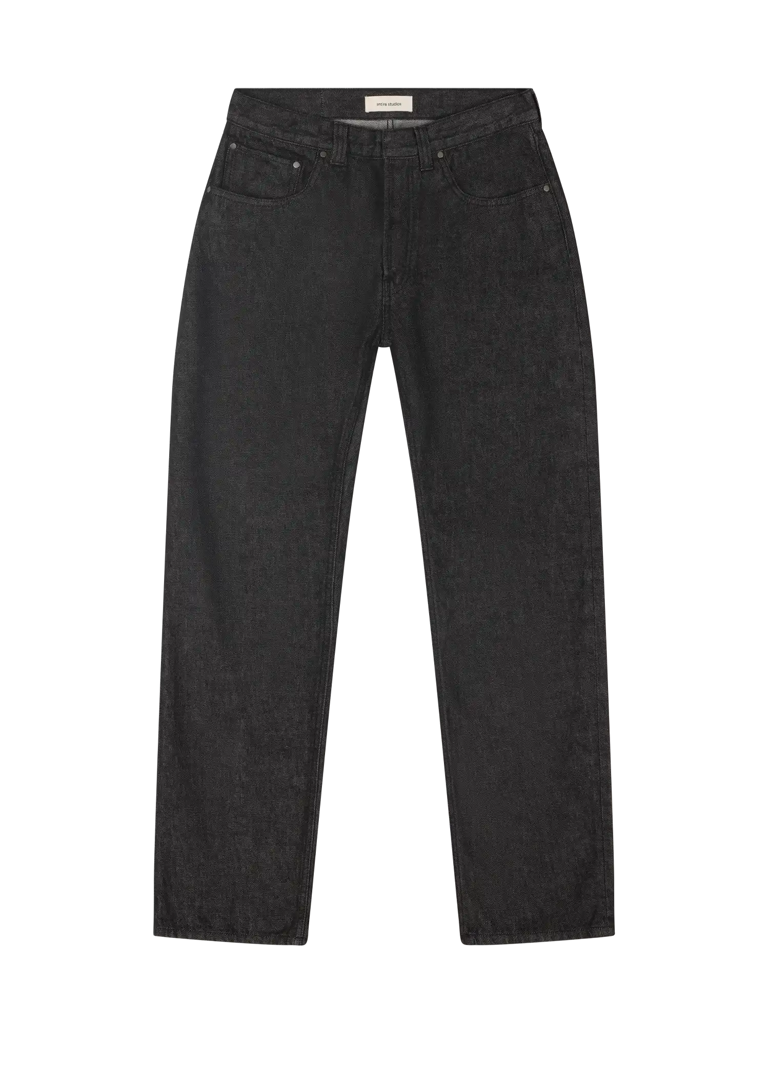 SLEM JEANS RAW BLACK