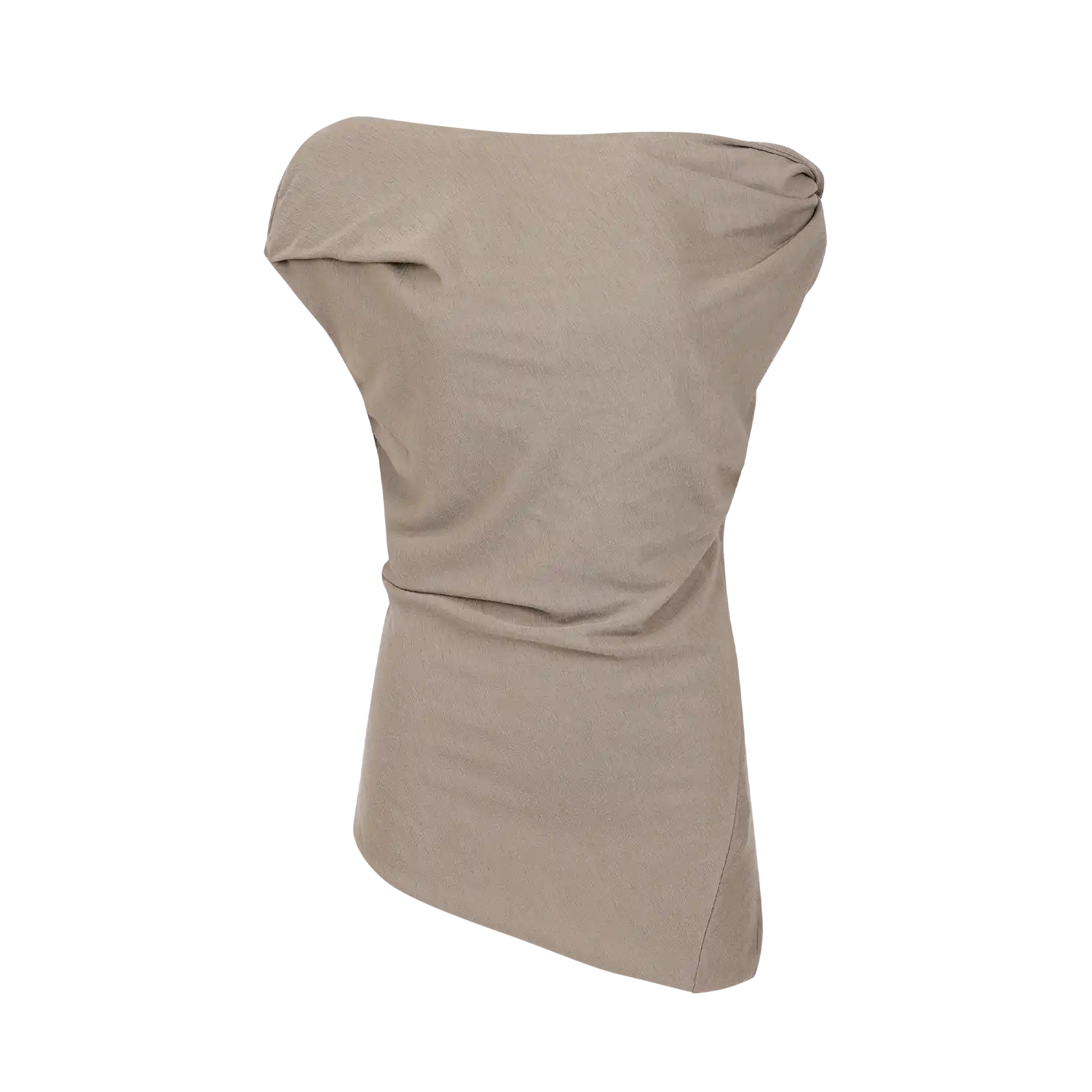 JERSEY TWIST TOP BEIGE