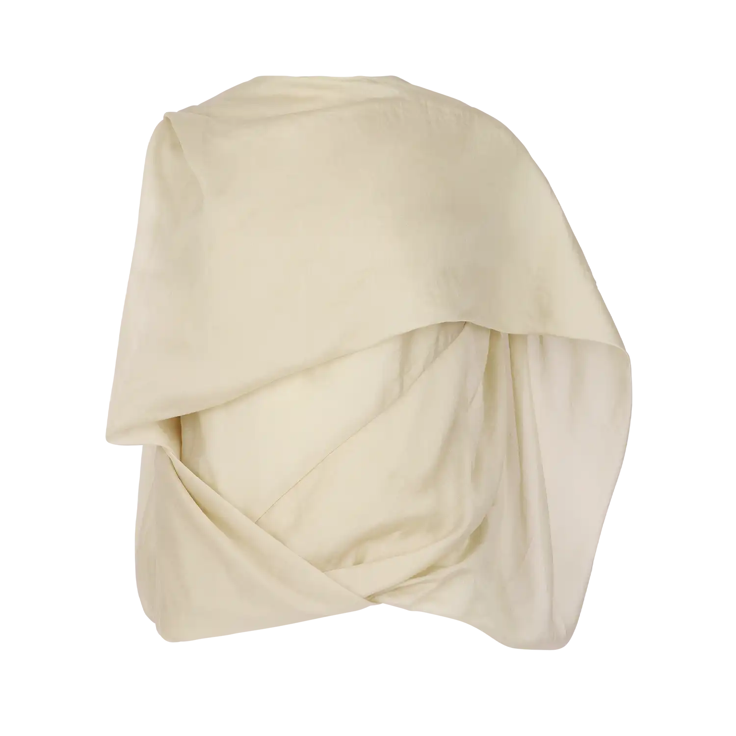 SIDE DRAPE TOP SOFT TAN