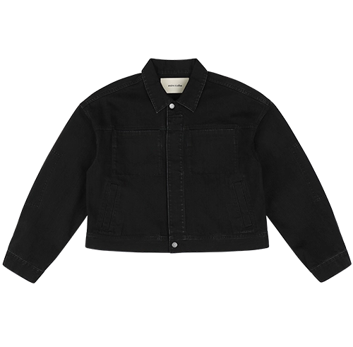 gem denim jacket magnetite – entire studios