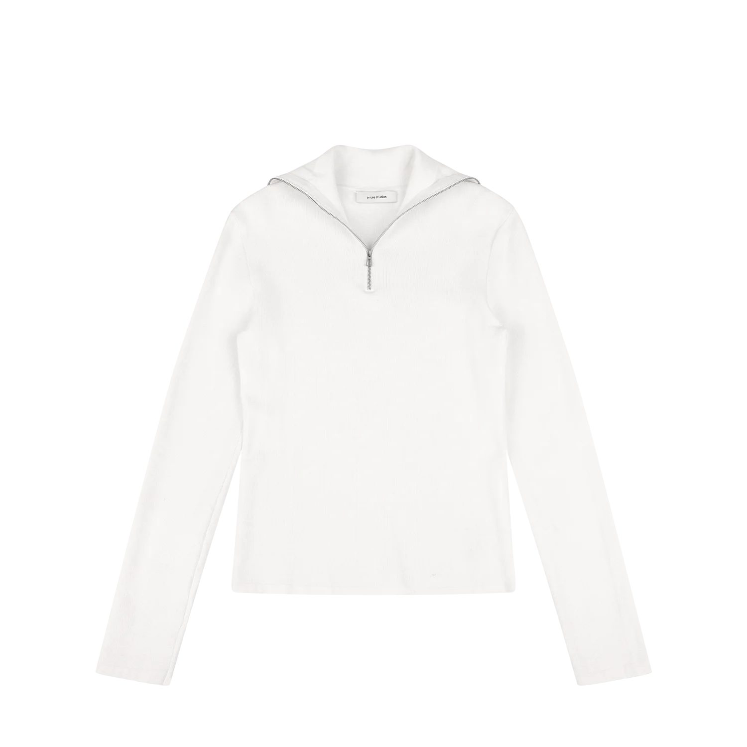 ZIP UP TURTLENECK IVORY