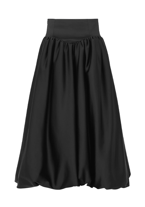 BARRAGE SKIRT BLACK GLAZE