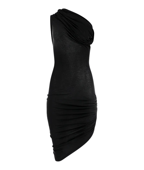 MINI PILLAR DRESS SOOT