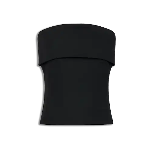 LAP TUBE TOP WOOL BLACK