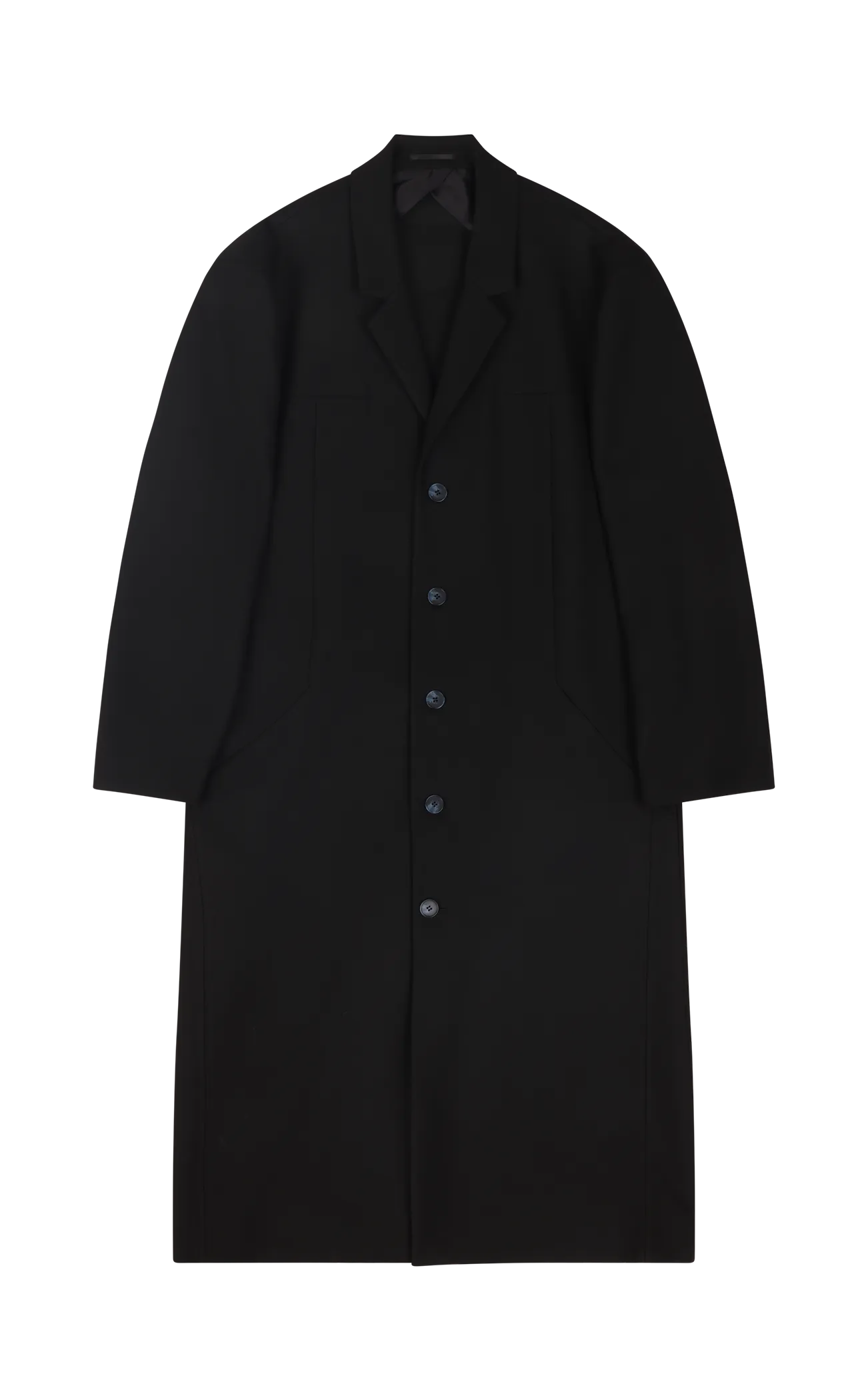 STRUCTURED COAT BLACK WOOL