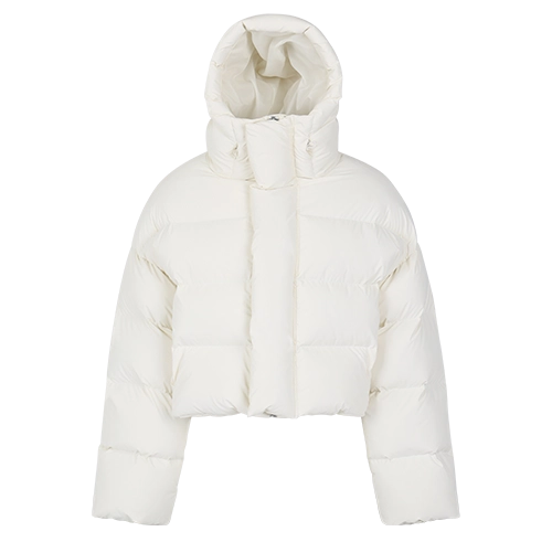 MML HOODED PUFFER - PU PEROXIDE