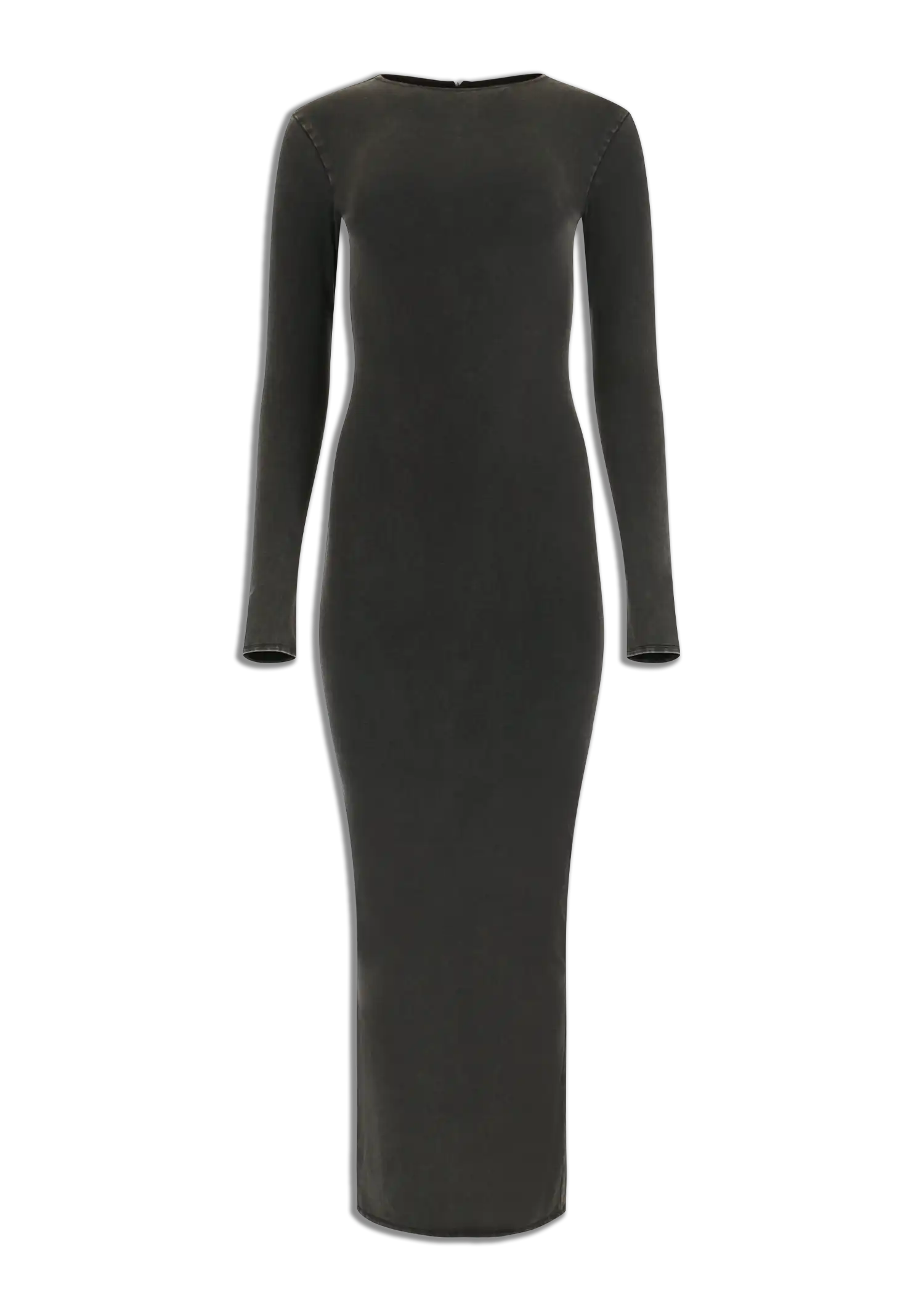 LS MAXI - COTTON SPANDEX WASHED BLACK