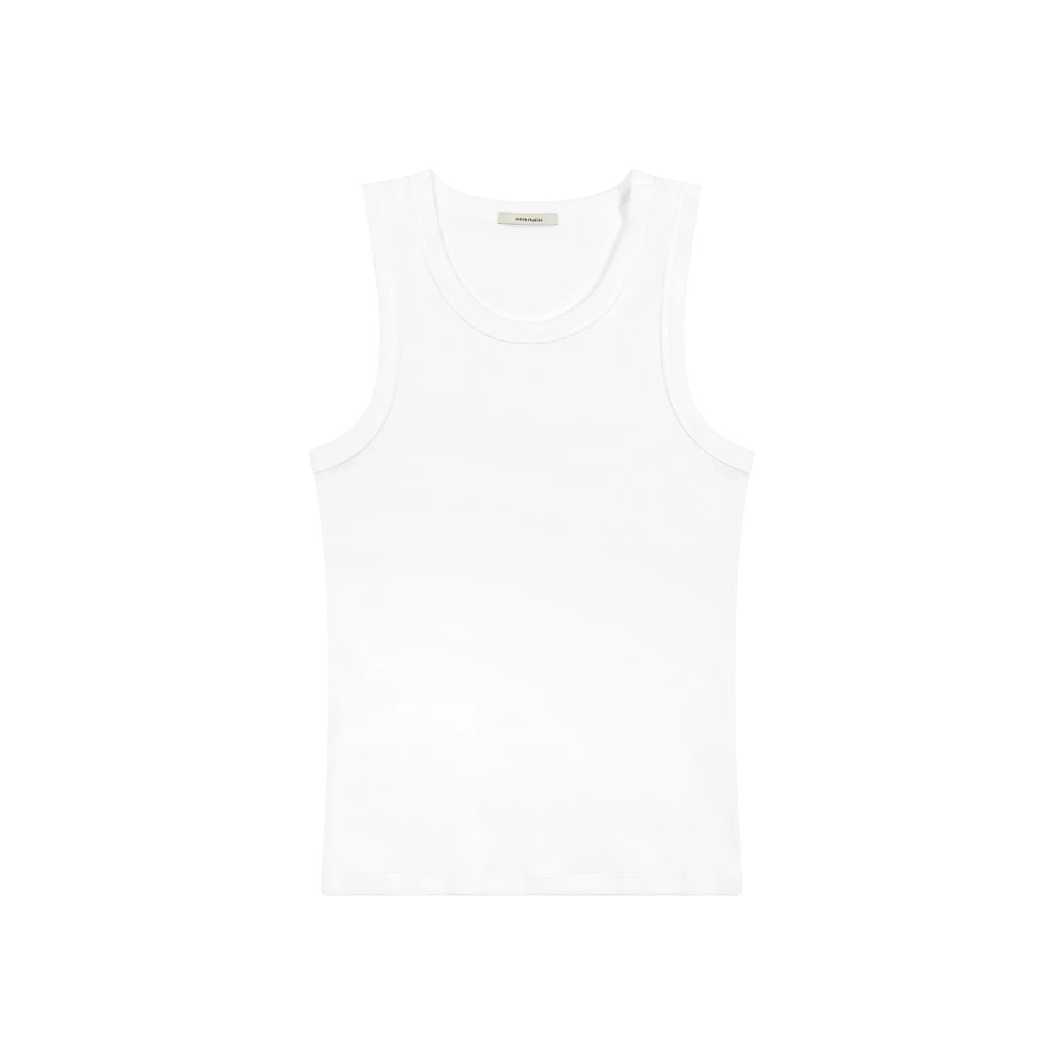 RIB TANK WHITE