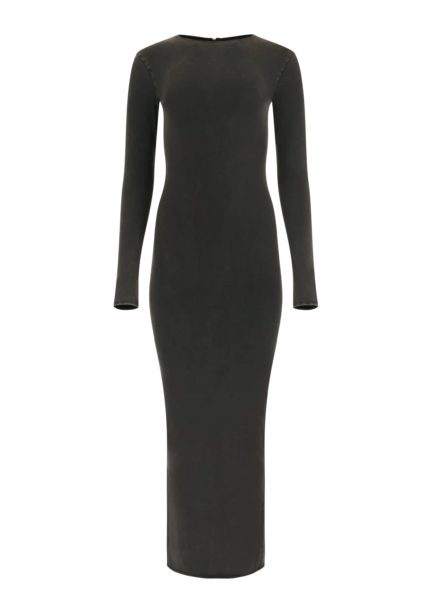 LS MAXI - COTTON SPANDEX WASHED BLACK