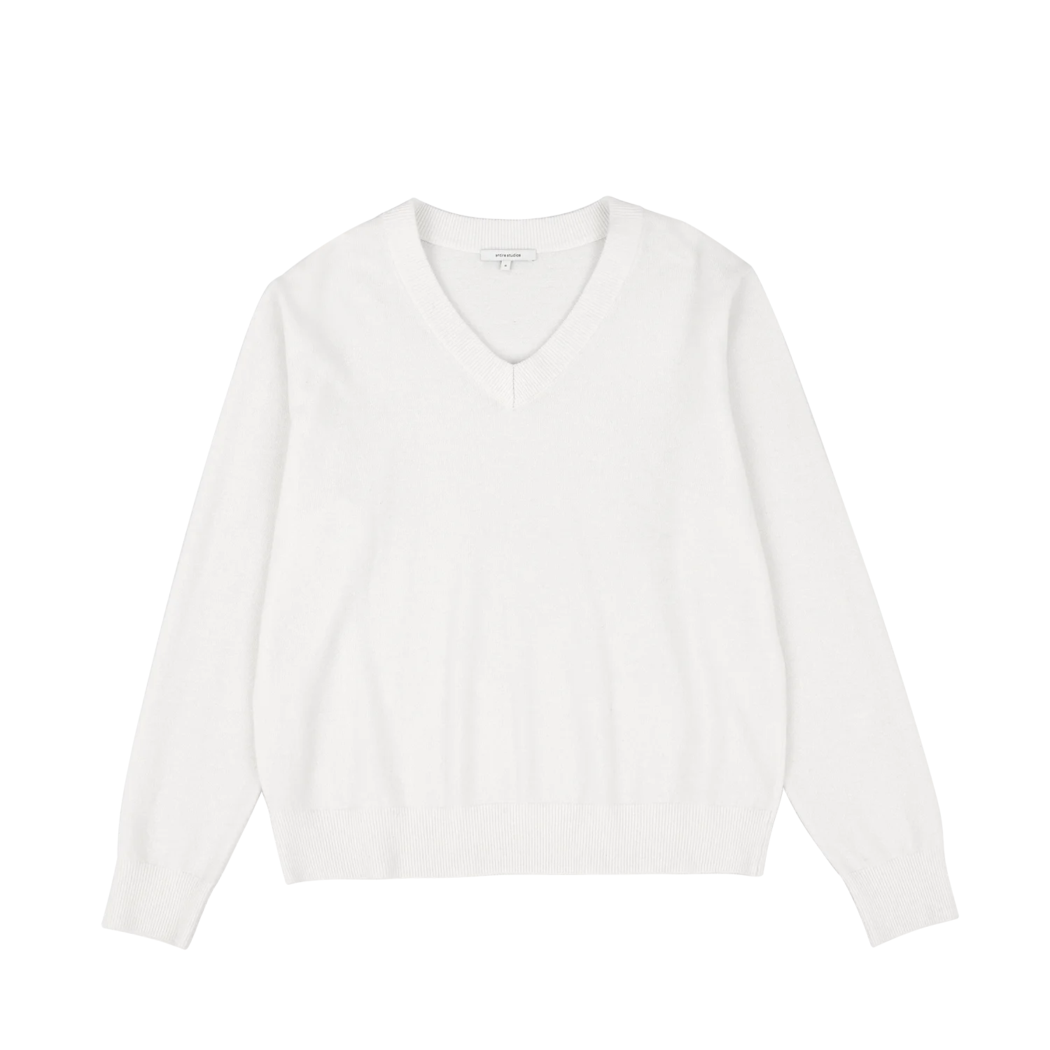 KNIT V NECK BONE
