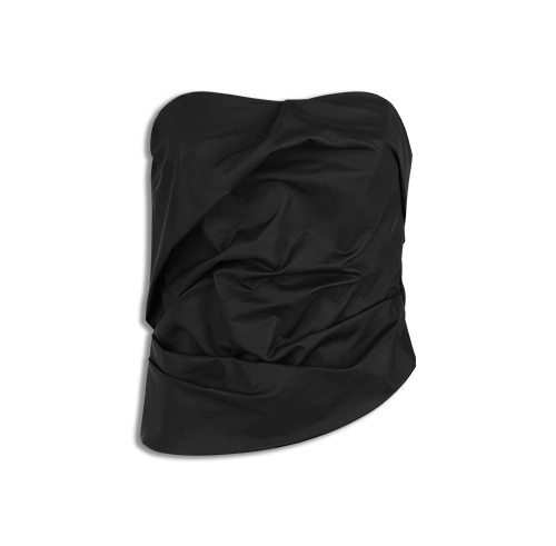 CRIMPED BODICE VANTABLACK