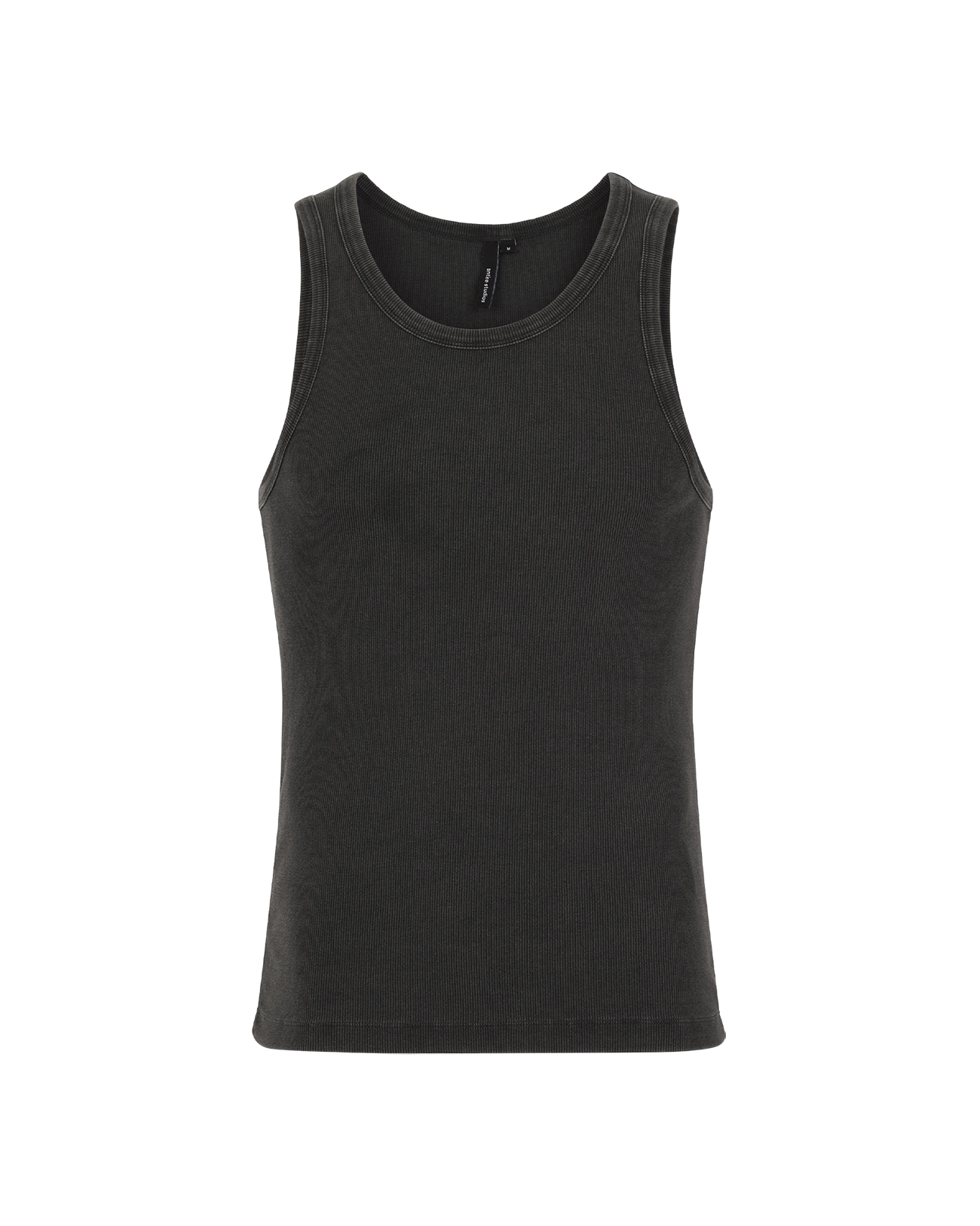 RIB TANK WASHED BLACK (archive)
