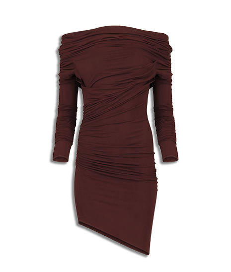 MINI BOUND DRESS RUBY