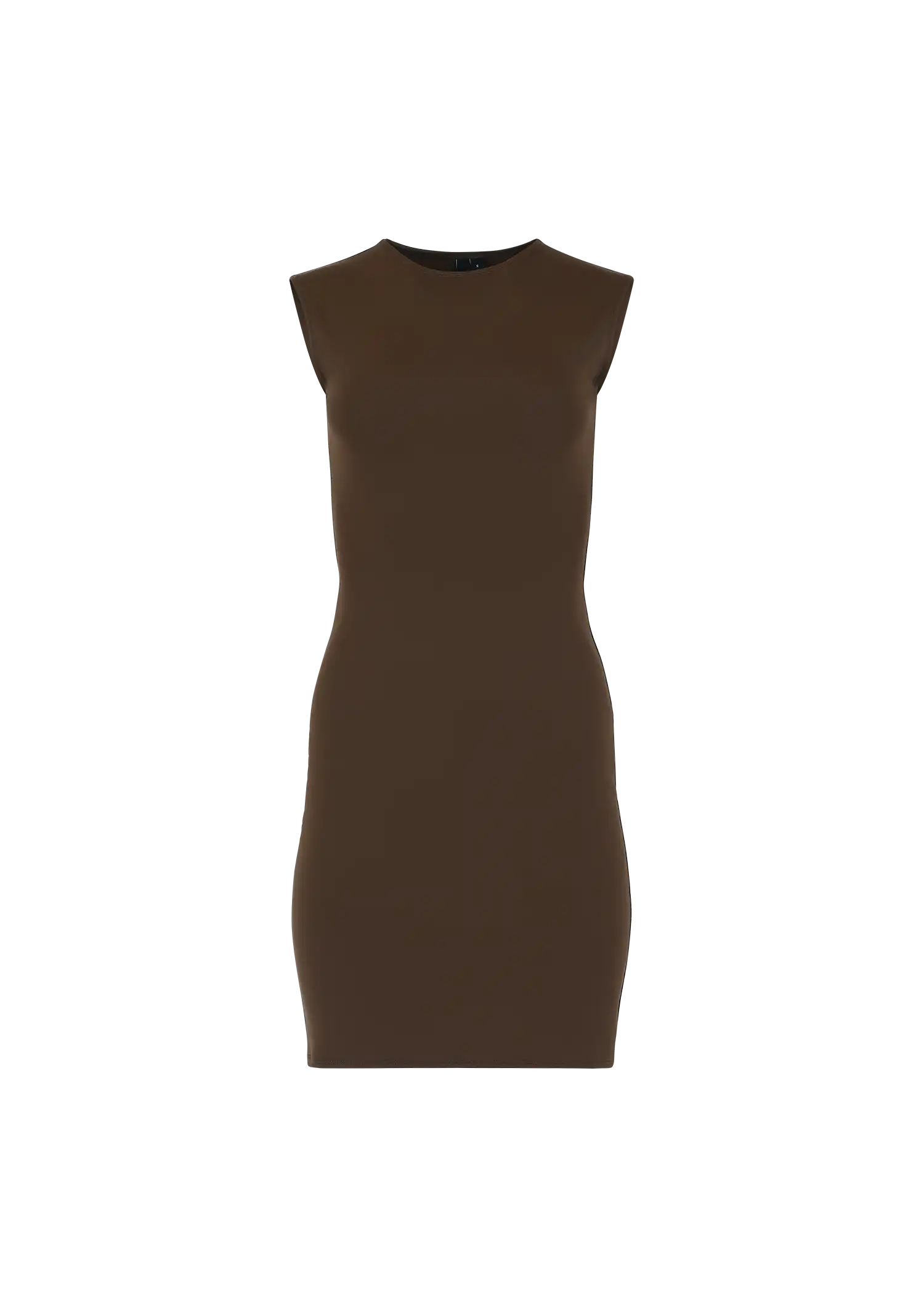 SLEEVELESS MINI - NYLON SPANDEX BRUNETTE