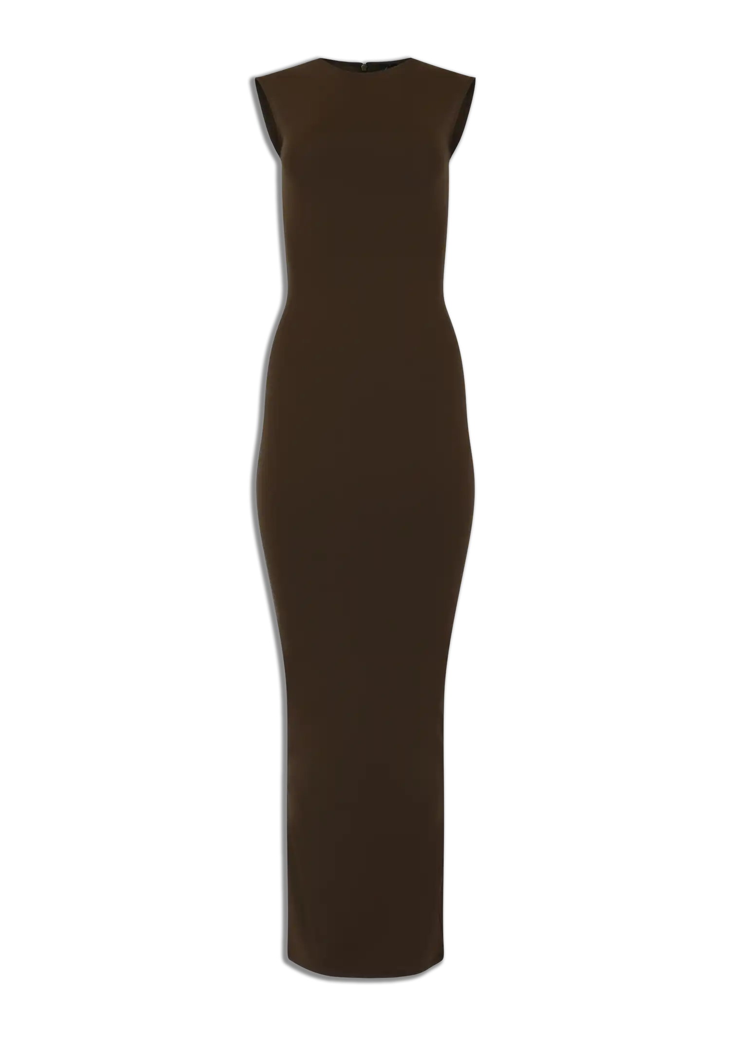 SLEEVELESS MAXI - NYLON SPANDEX BRUNETTE