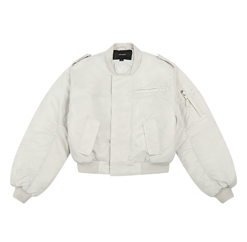 Khaki A-2 Bomber Jacket by Entire Studios on Sale
