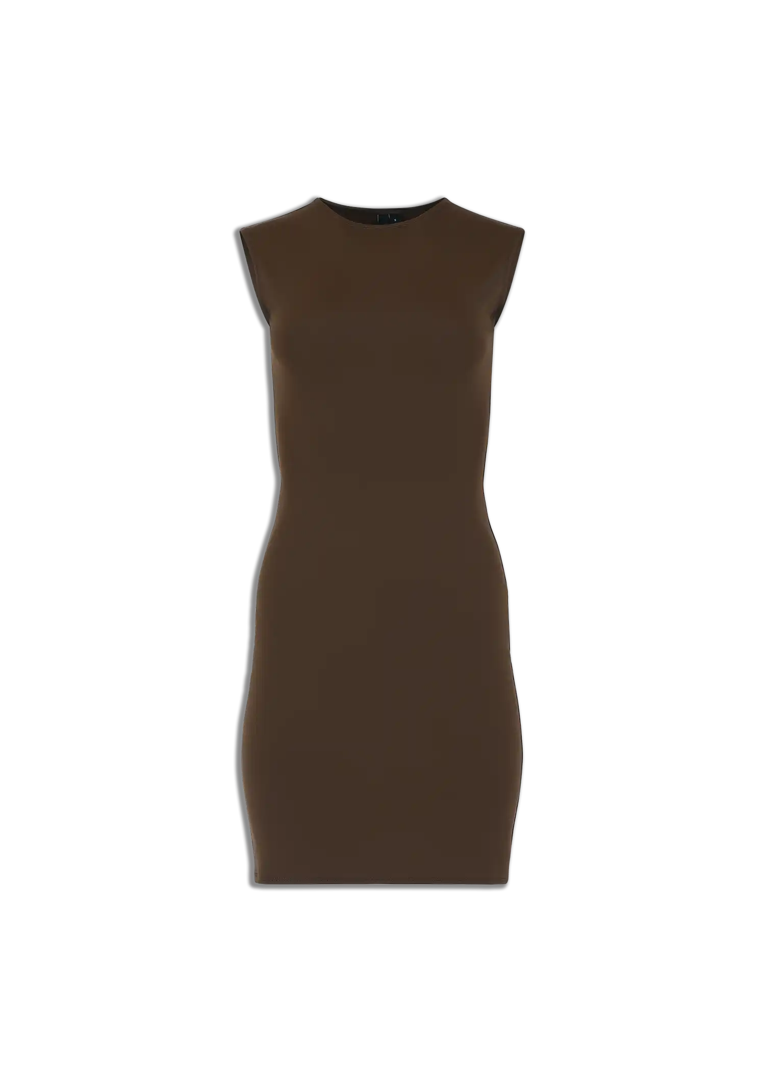 SLEEVELESS MINI - NYLON SPANDEX BRUNETTE