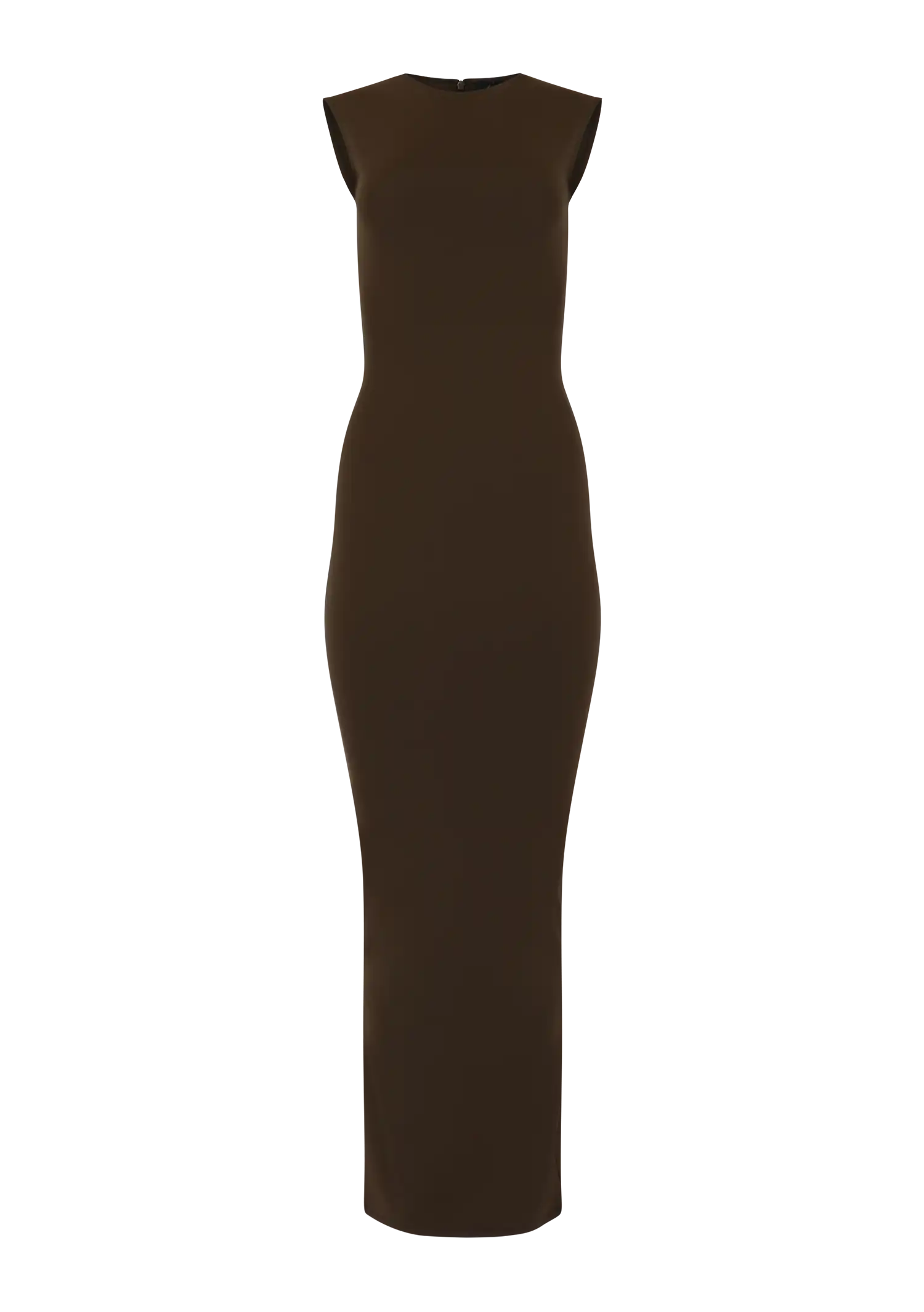 SLEEVELESS MAXI - NYLON SPANDEX BRUNETTE