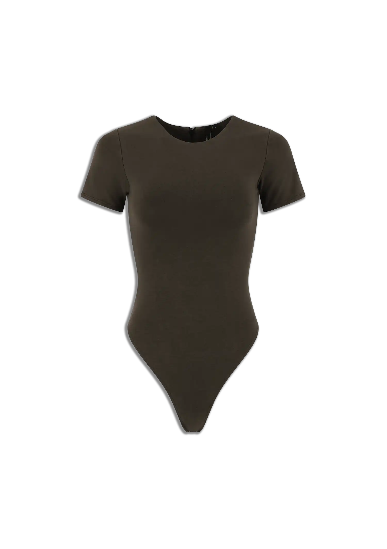 TEE BODYSUIT - COTTON SPANDEX BRUNETTE