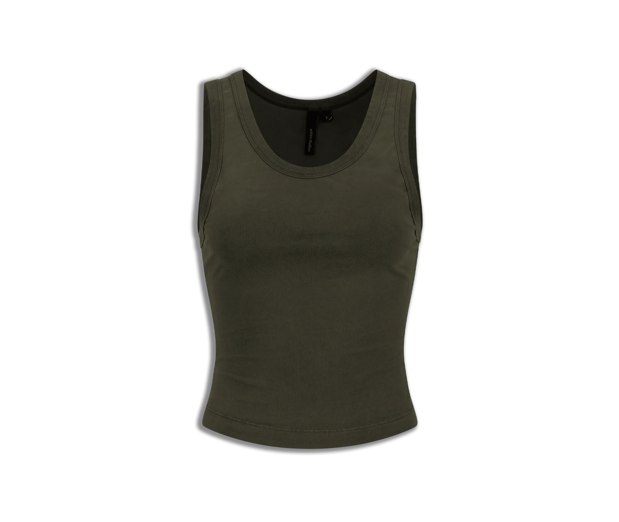 CROPPED TANK MILITARY