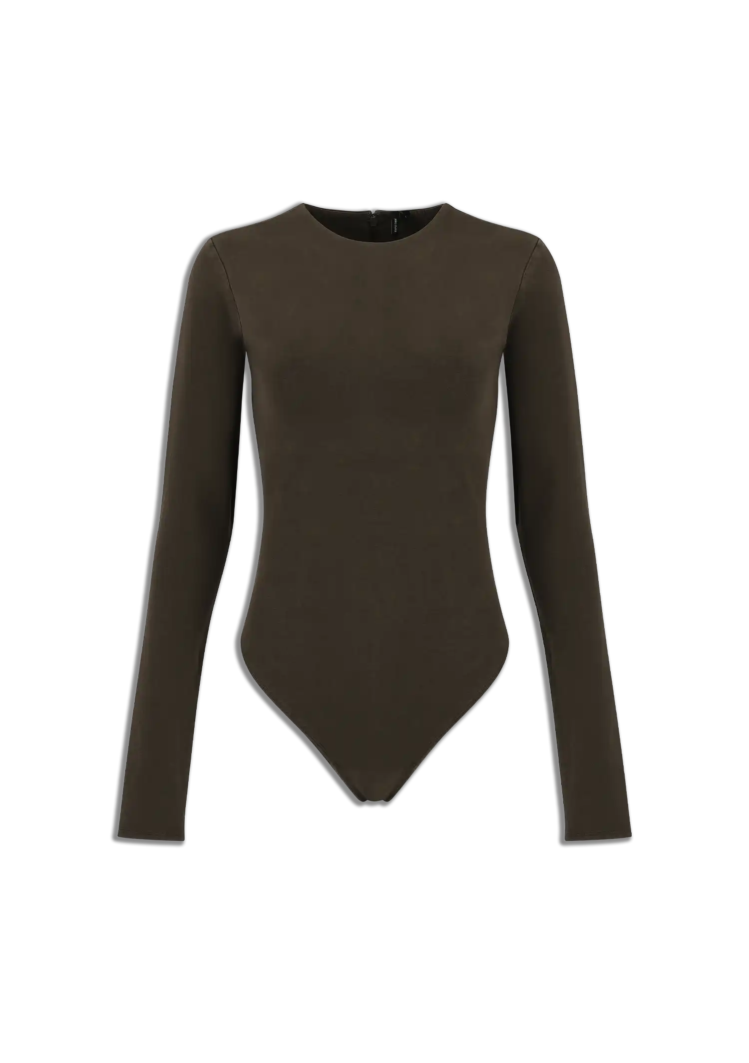 LS BODYSUIT - COTTON SPANDEX BRUNETTE