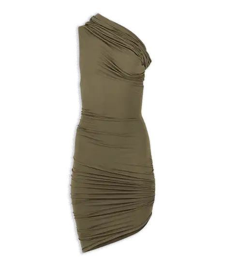 MINI PILLAR DRESS SAND (drop 6)