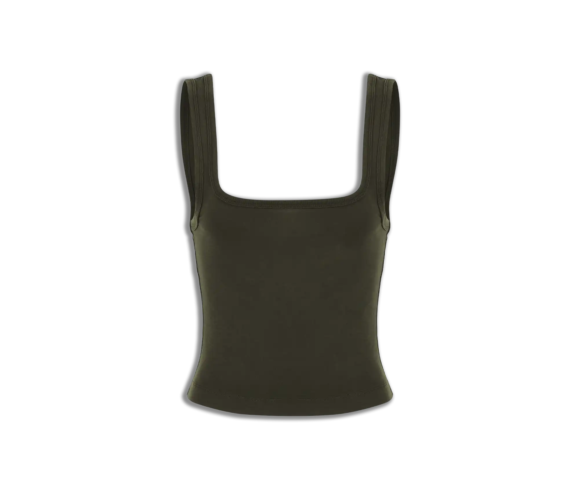 SQUARE NECK TANK MILITARY