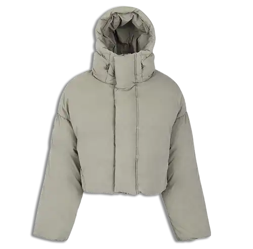 MML HOODED PUFFER COTTON MEDIUM GREY
