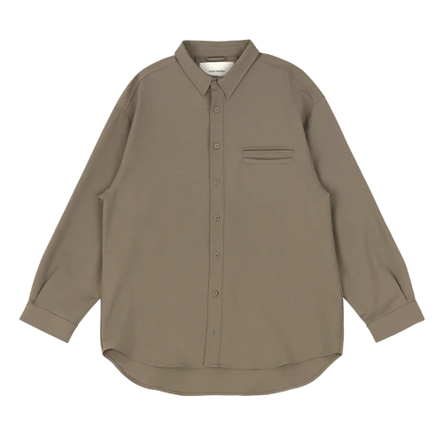 GIANT WOOL SHIRT CLAY