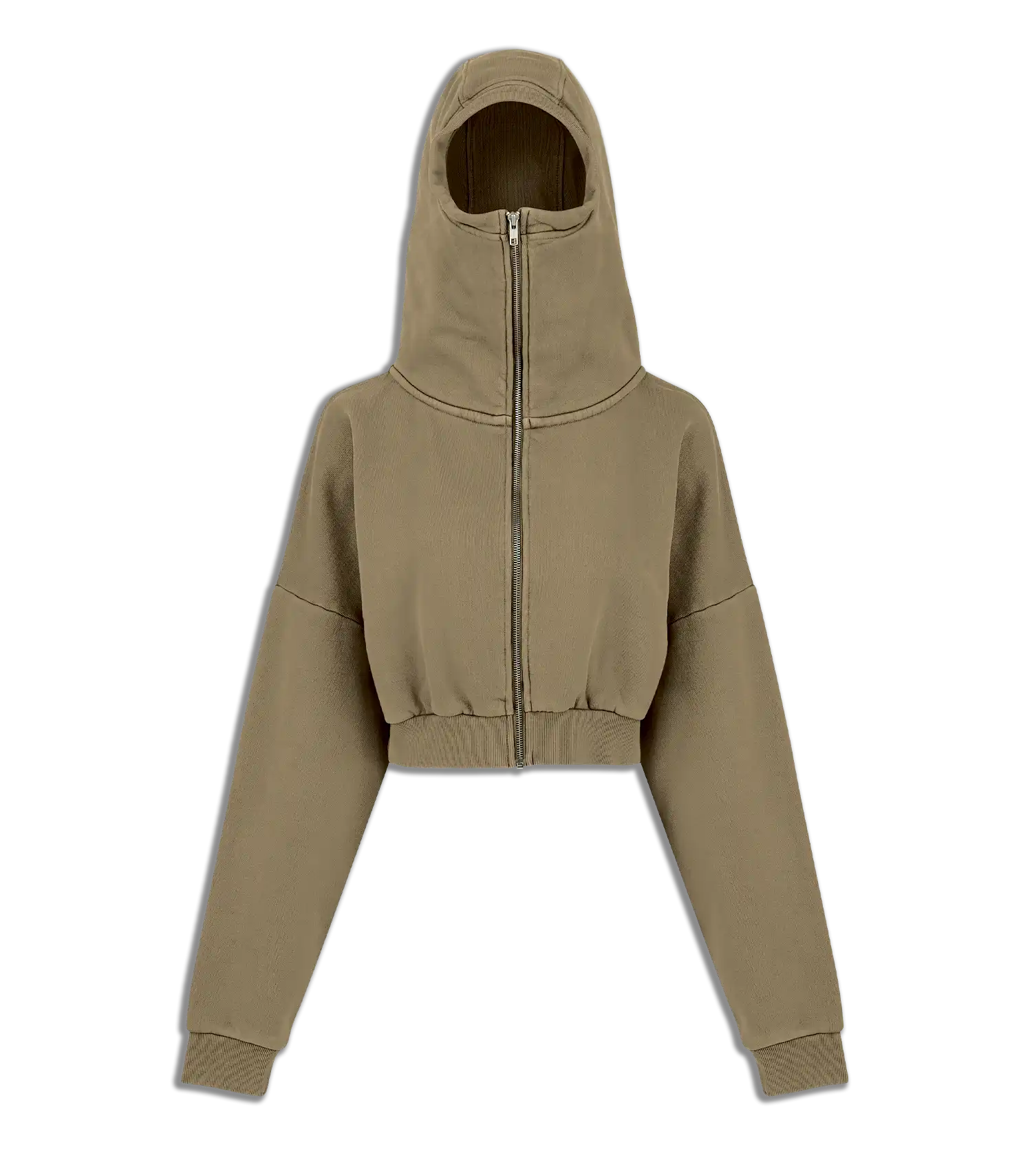 CROPPED FULL ZIP CORK (view 2)