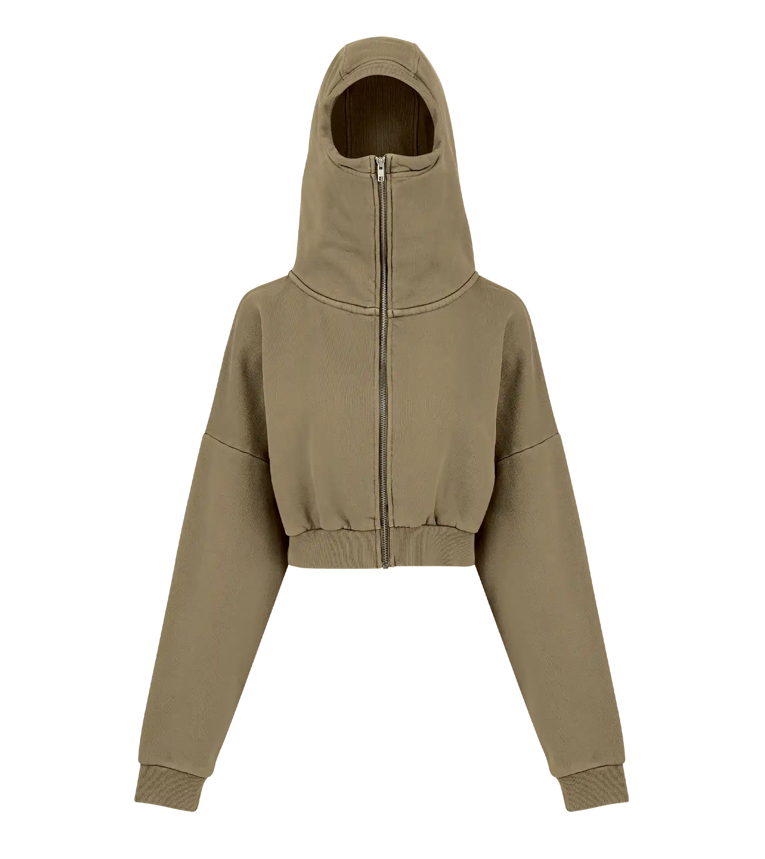 CROPPED FULL ZIP CORK (view 2)