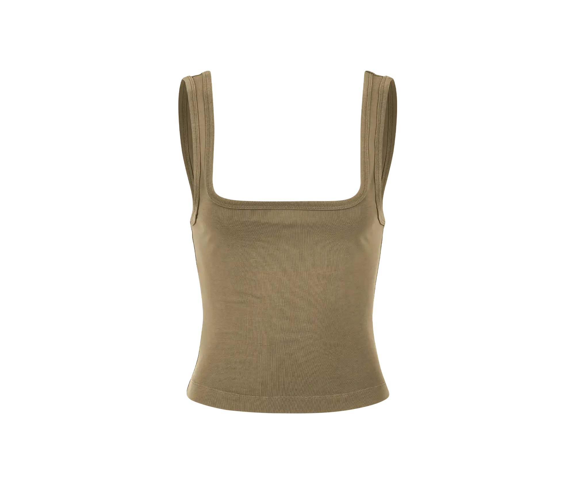 SQUARE NECK TANK CORK