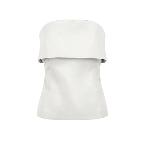 LAP TOP WOVEN IVORY SATEEN