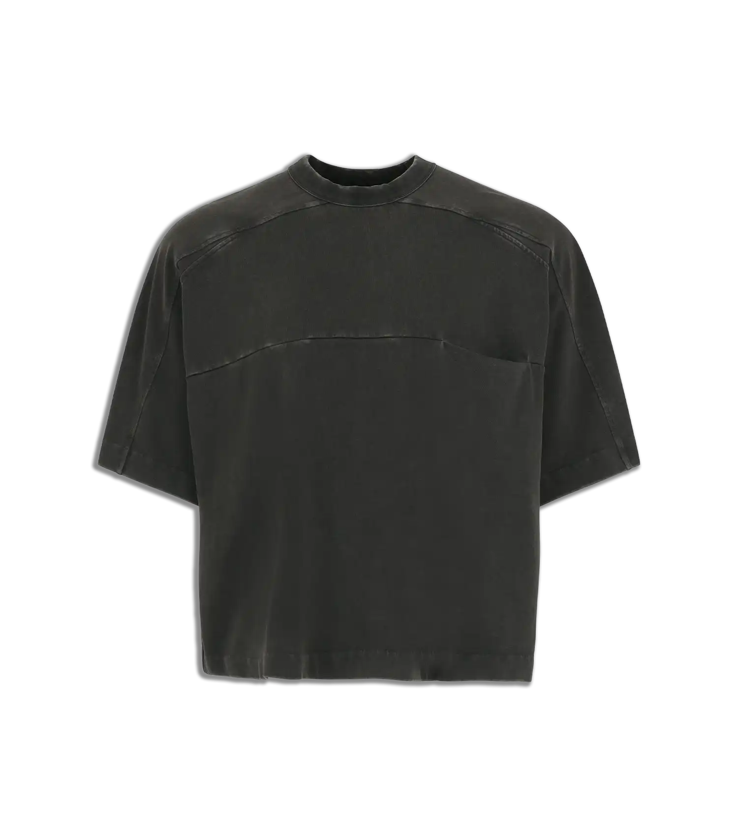 HEAVY POCKET TEE WASHED BLACK