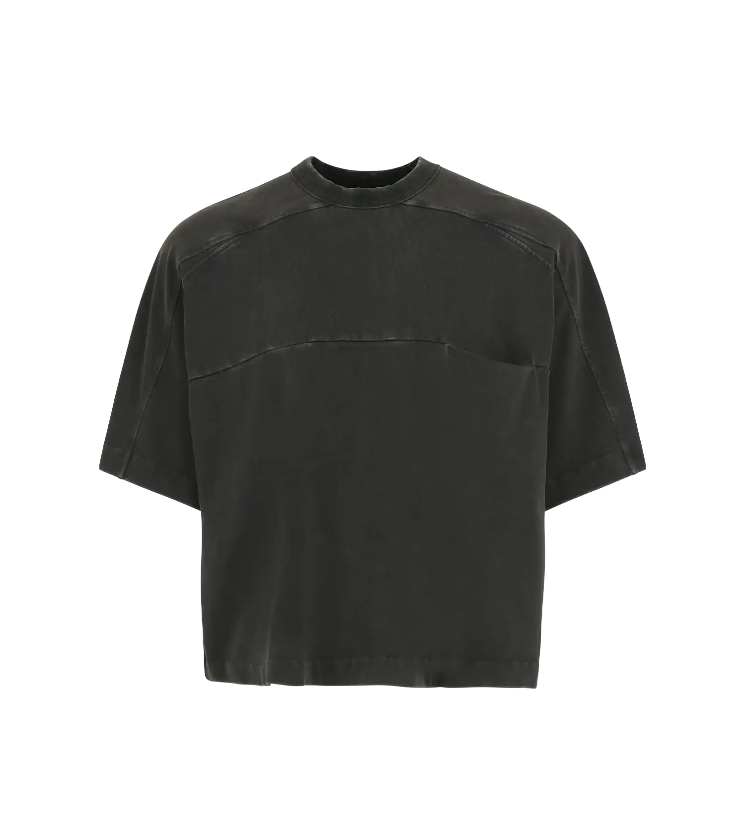 HEAVY POCKET TEE WASHED BLACK